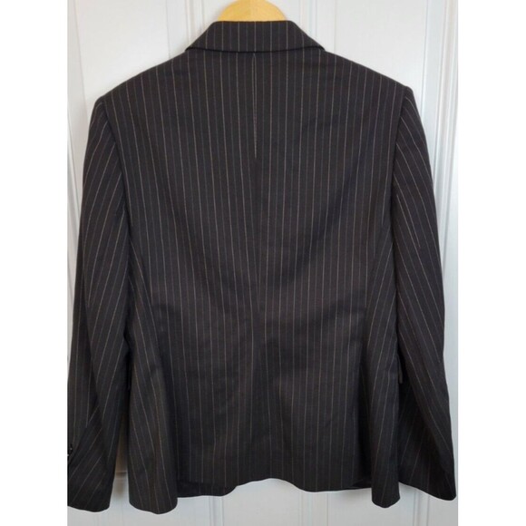 Brooks Brothers Womens Wool Blazer Jacket Size 10 Pinstripe - Picture 9 of 9